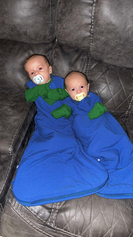 Navy Ribbed Sleep Sack