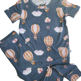 Trunks In The Clouds (Pink) 2 Piece Pajama Set