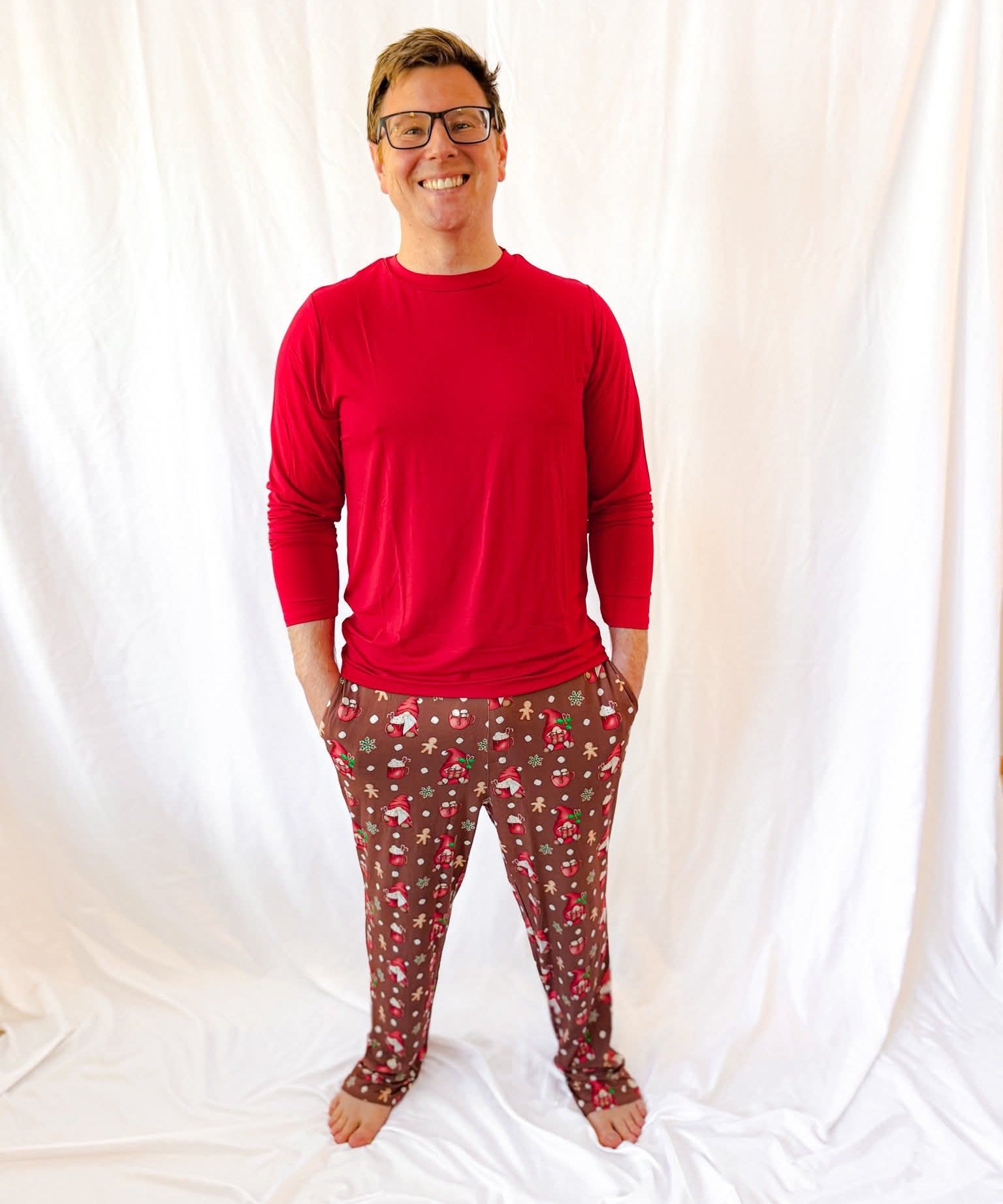 I'll Be Gnome For Christmas Men's Pajamas