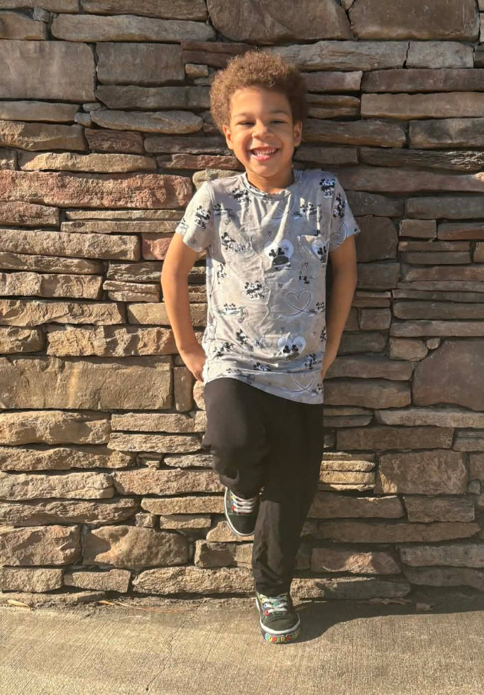 Love On The Go Pocket T-Shirt and Pant Set