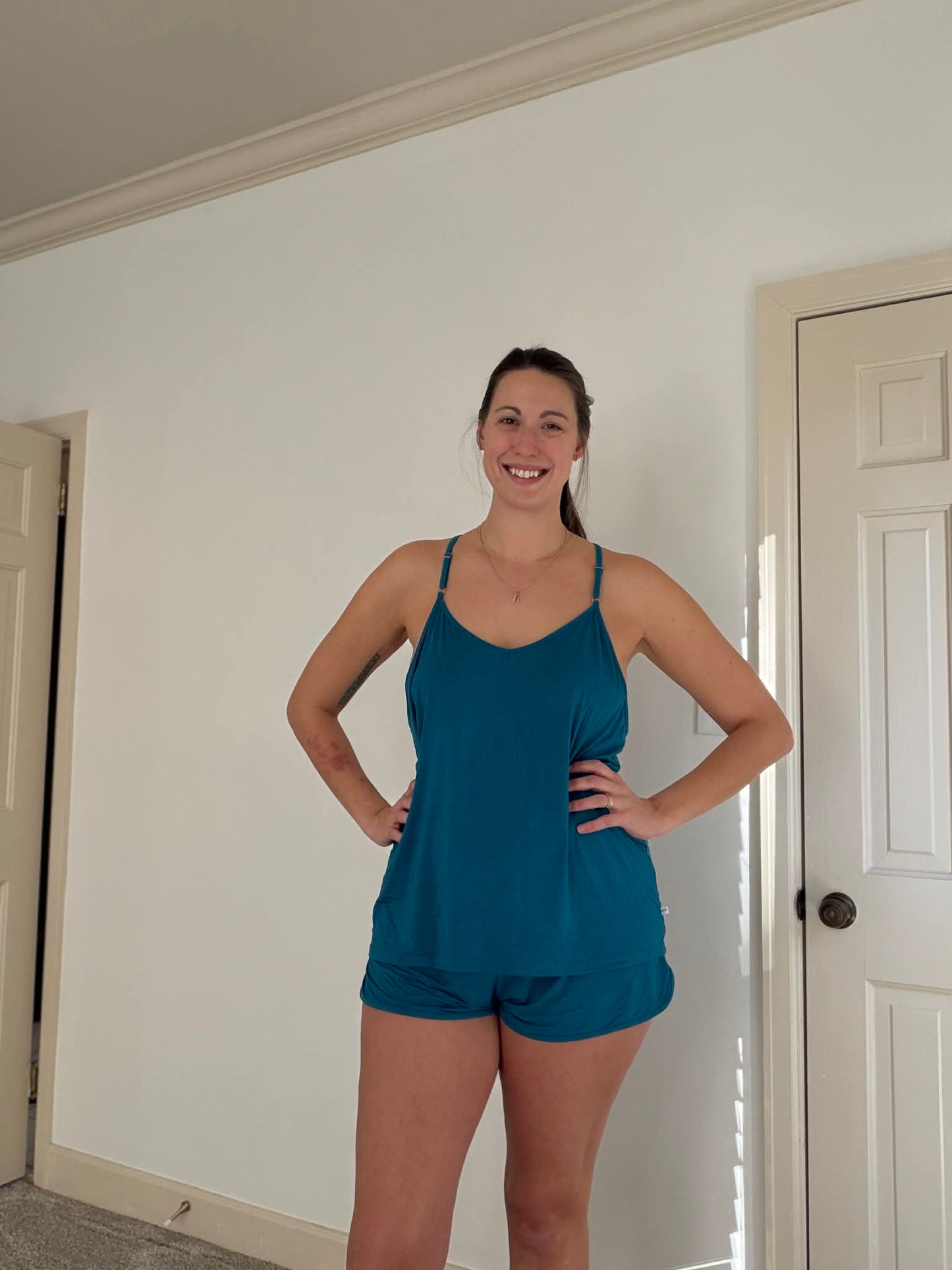 Obsidian Blue Cami and Short Set