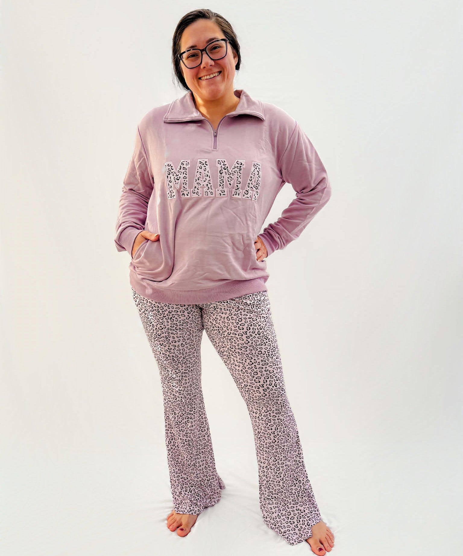 Prowl in Pink Quarter Zip Pullover