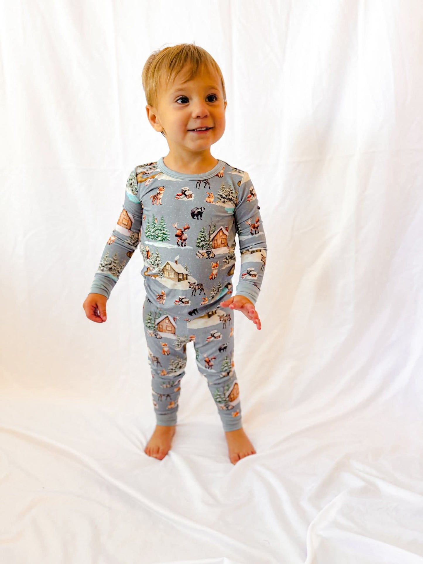 Winter Woodland 2 Piece Pajama Set