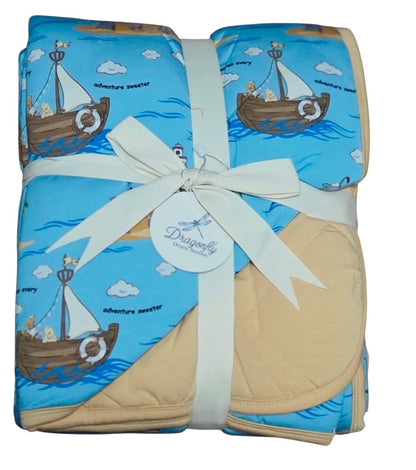 Sailing Together 2.5 Tog Quilted Blanket