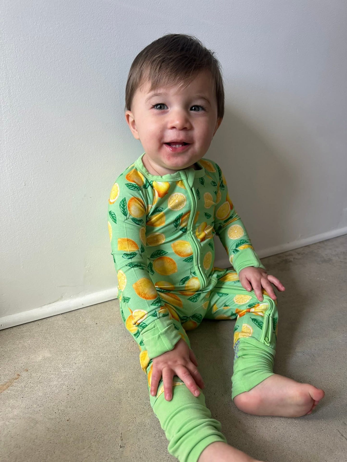 Lemon Pop Convertible Zip-Up