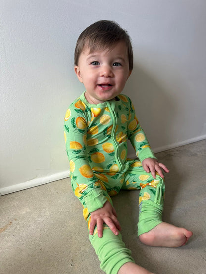 Lemon Pop Convertible Zip-Up