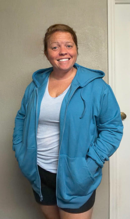 Ocean Blue Full Zip