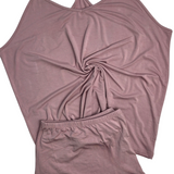 Dusty Rose Cami and Short Set