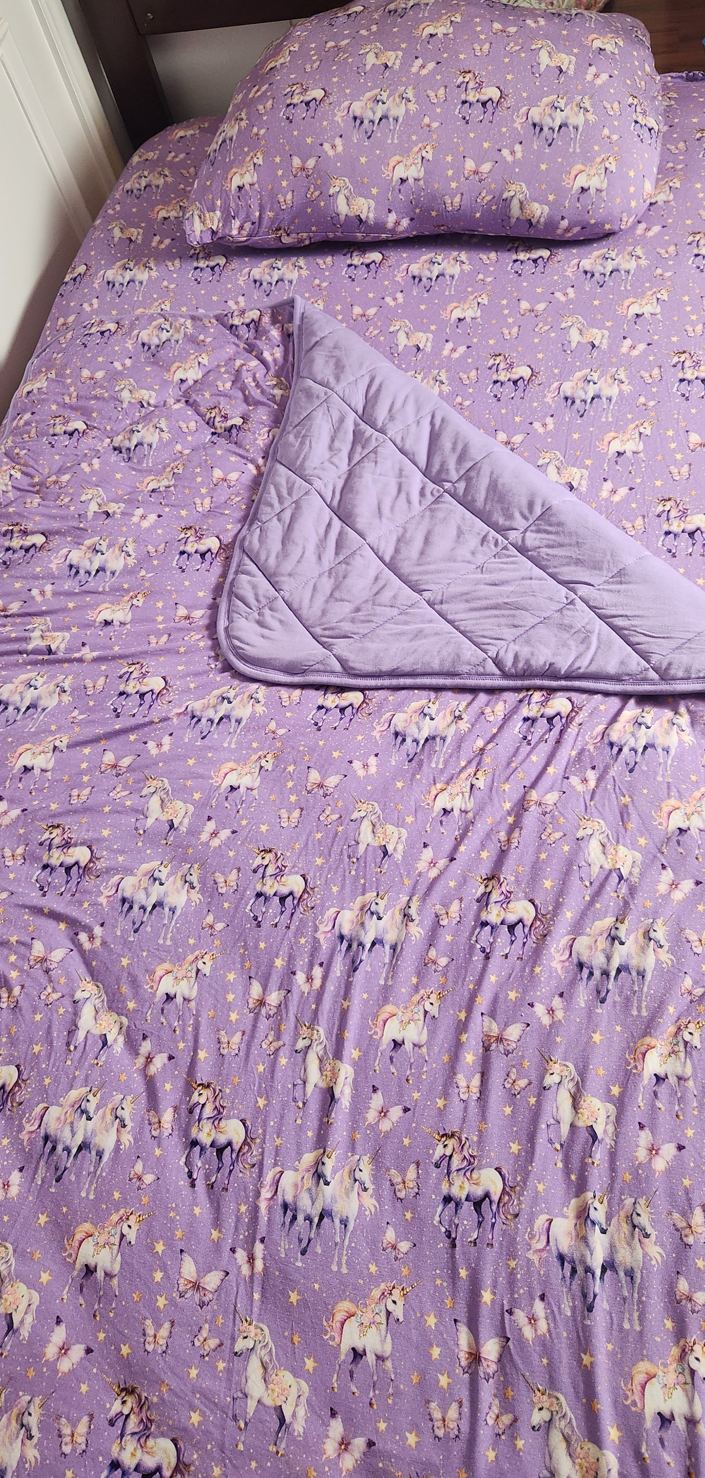 Unicorn Wishes Twin Sheet & Pillow Case