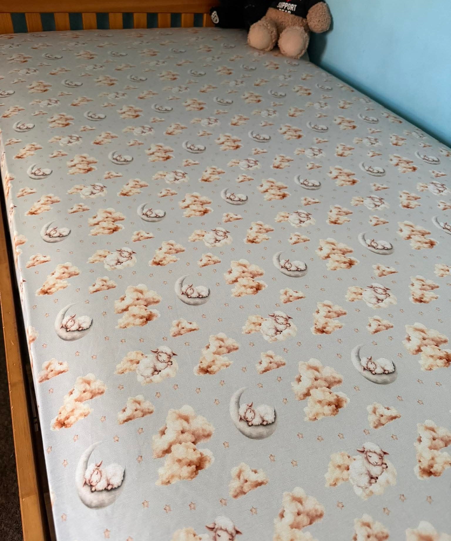 Sheep Lullaby Crib Sheet