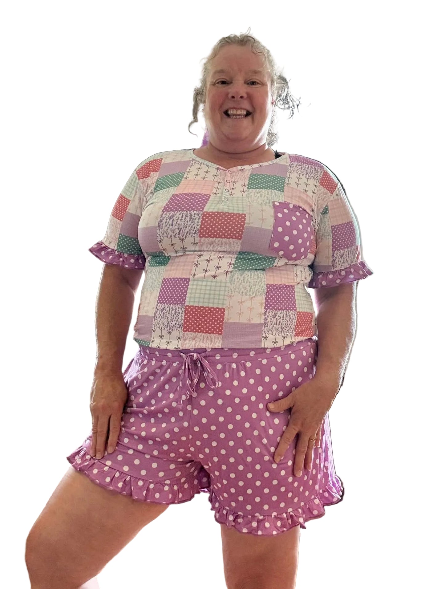 Darling Patchwork Women's Pajamas