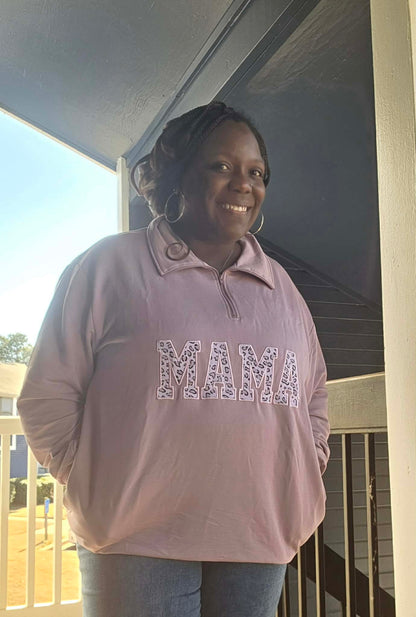 Prowl in Pink Quarter Zip Pullover