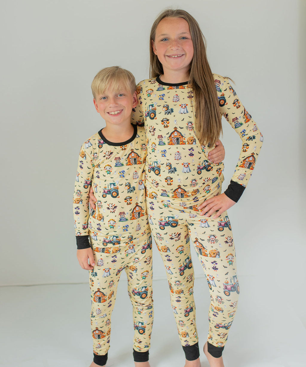Boo At The Farm 2.0 2 Piece Pajama Set