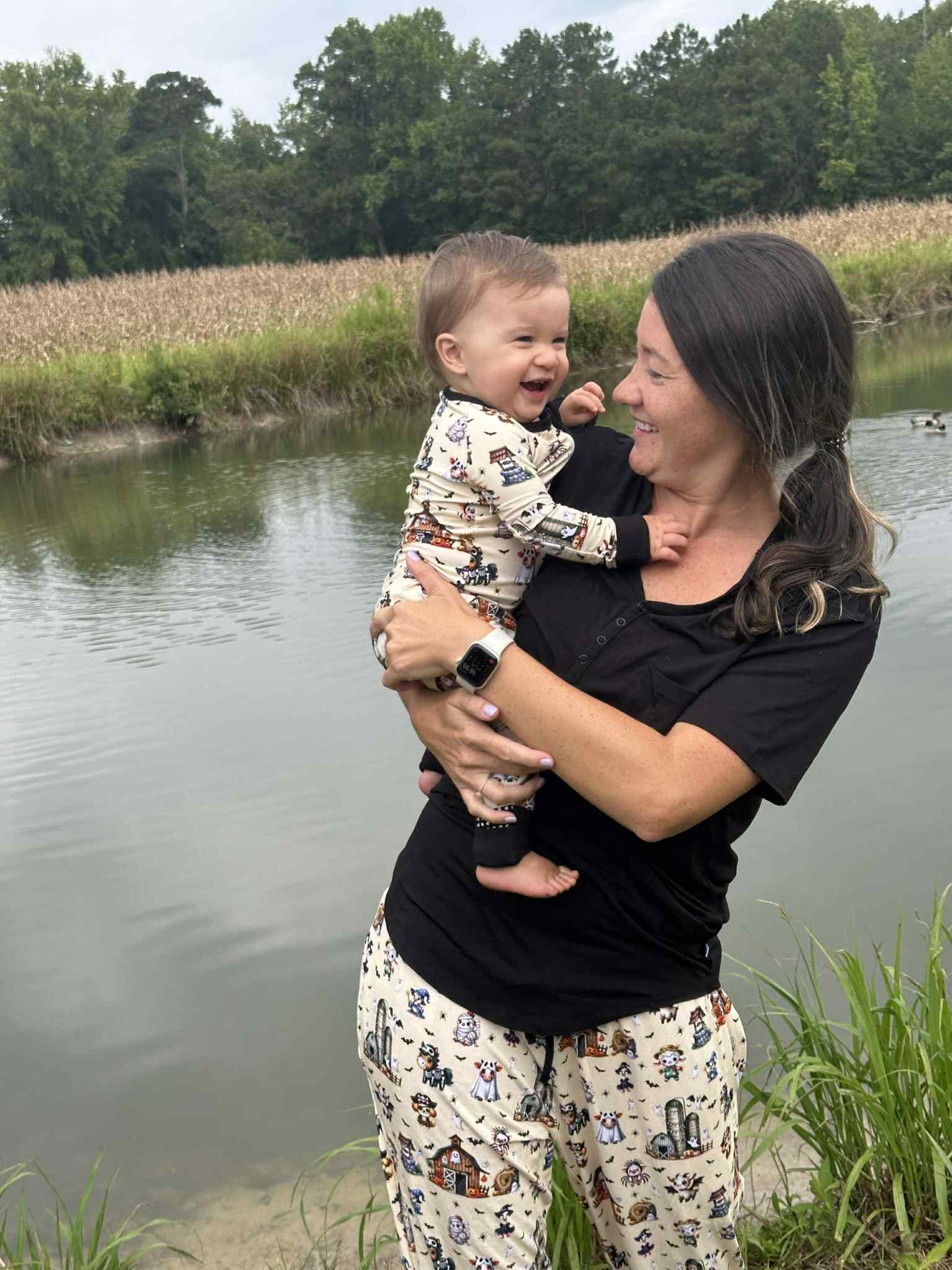 Boo At The Farm Convertible Zip-Up