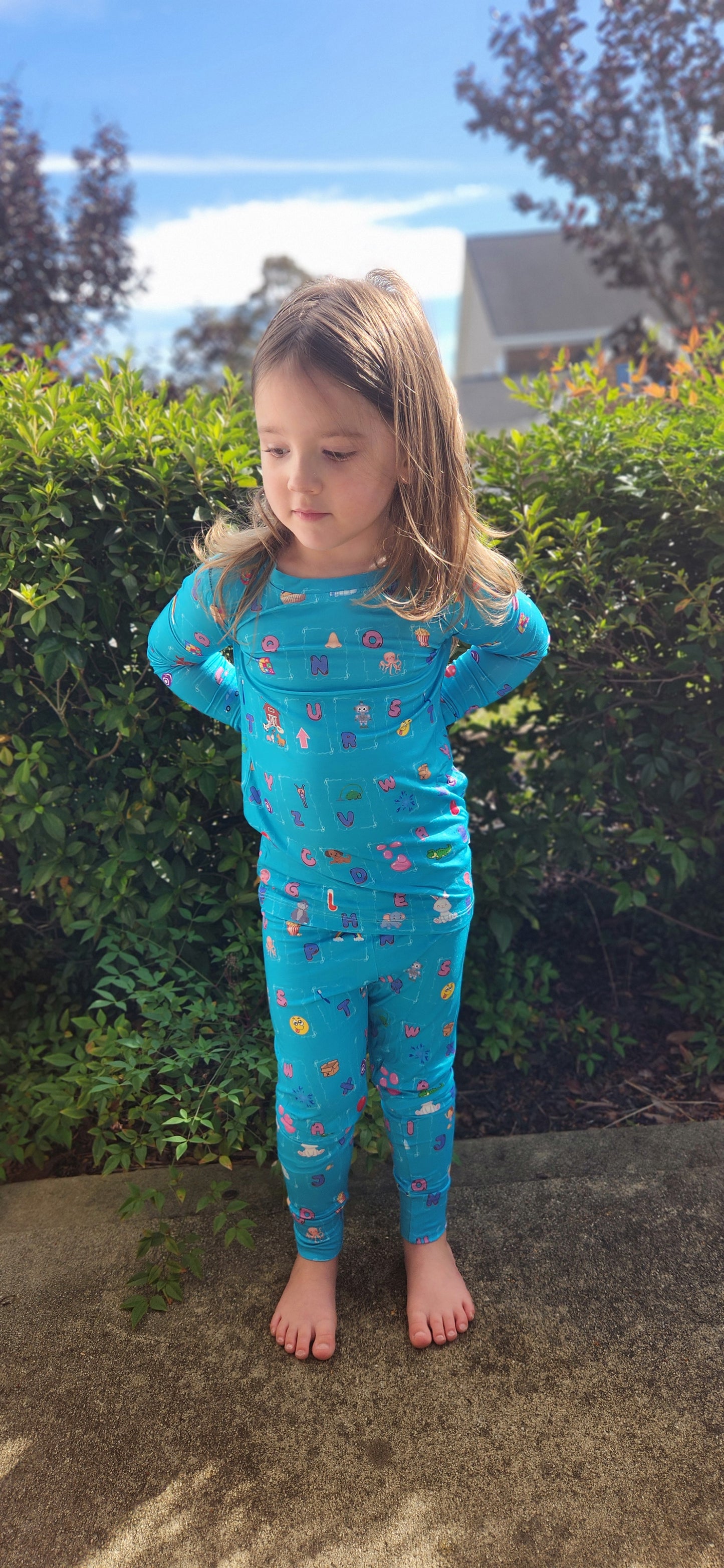 Letters and Littles 2 Piece Pajama Set