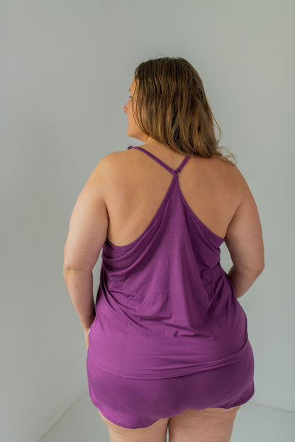 Plum Cami and Short Set
