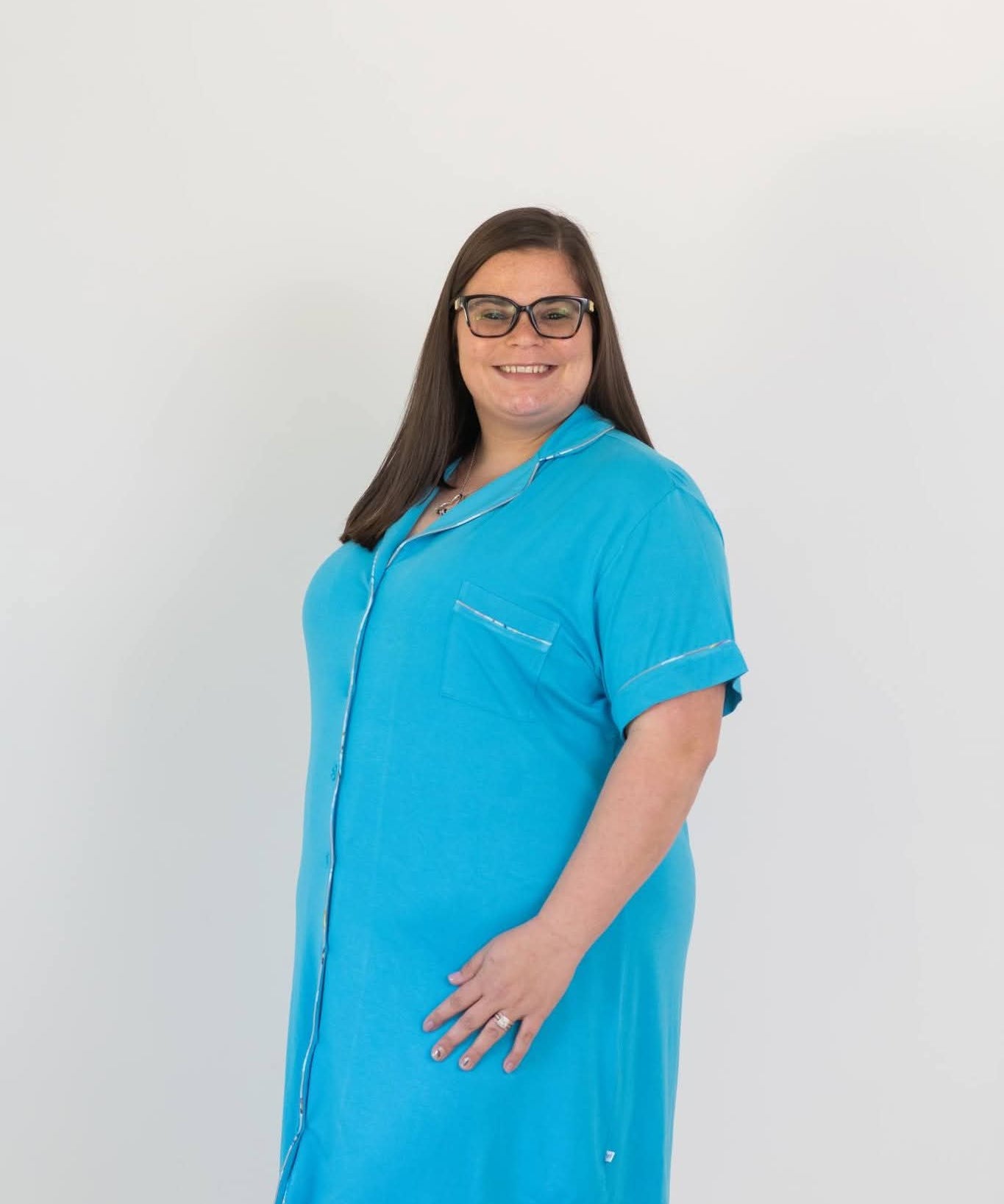 Sky Blue Women's Sleep Shirt