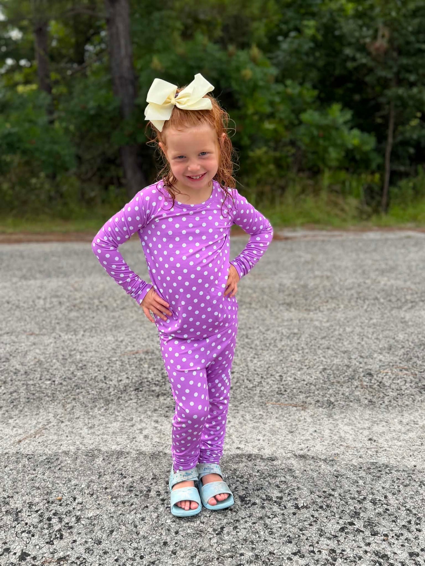 Lavender Charm 2 Piece Pajama Set