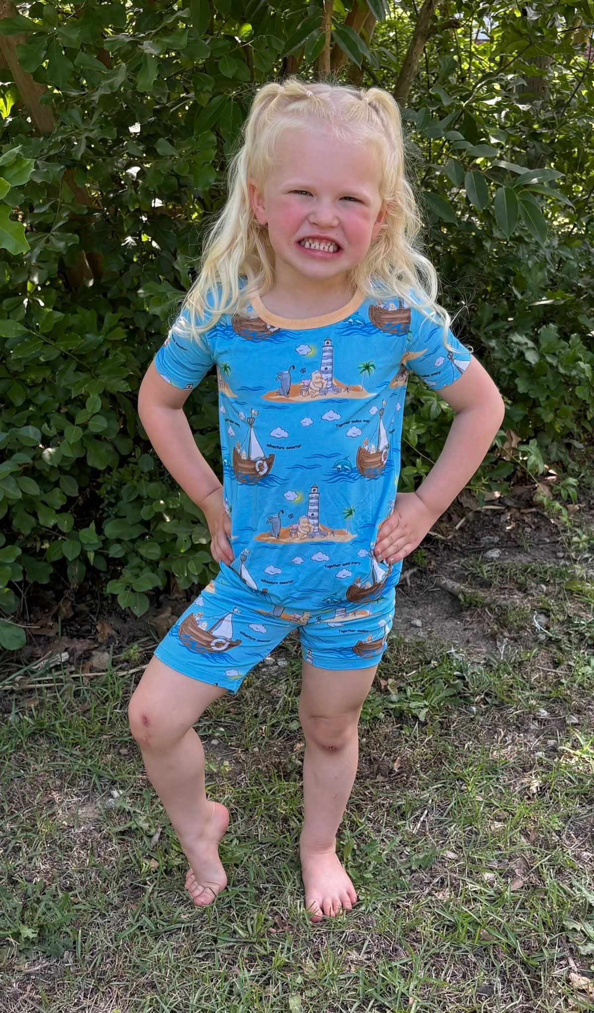 Sailing Together 2 Piece Pajama Set