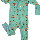 Bunny Tails and Carrot Trails Convertible Zip-Up