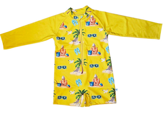 Seaside Gold Rash Guard