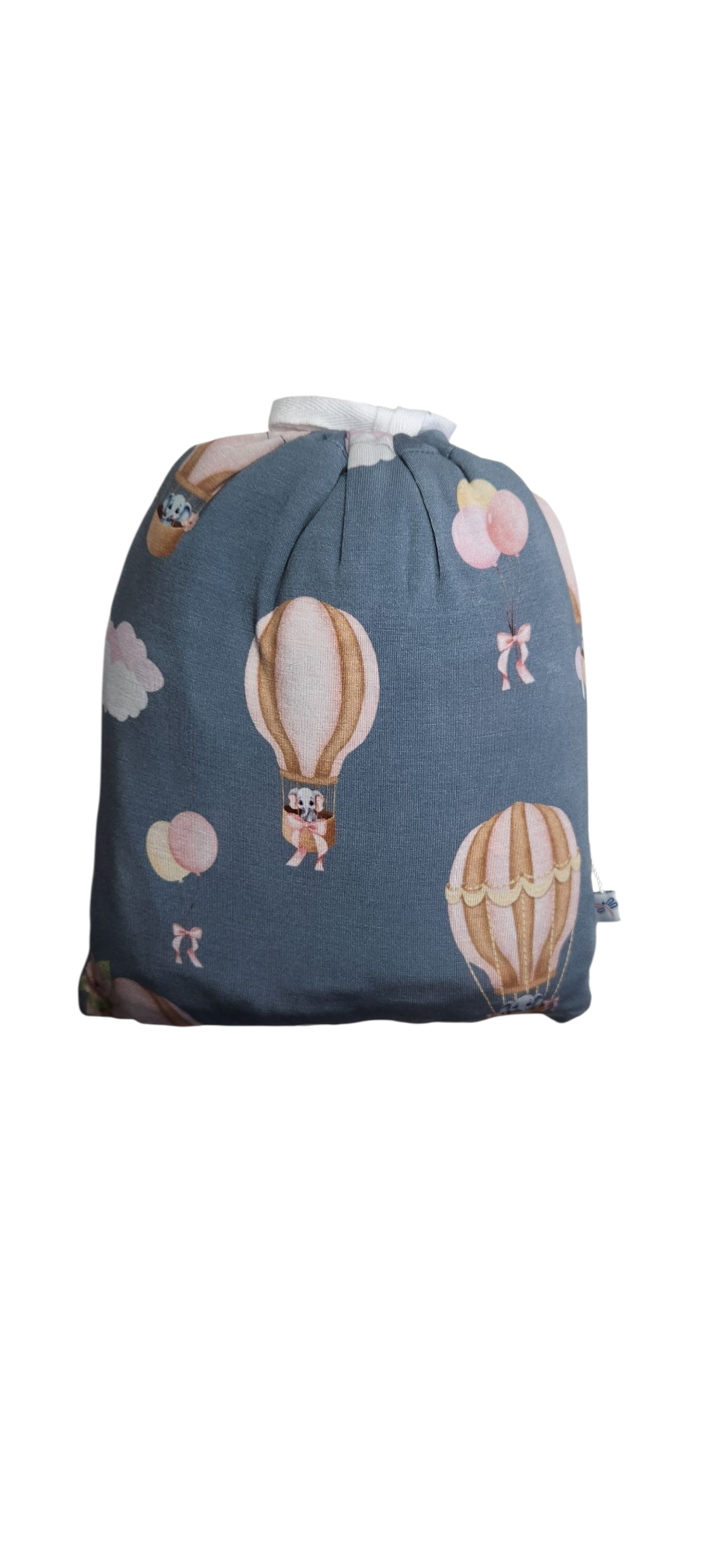 Trunks In The Clouds (Pink) Crib Sheet