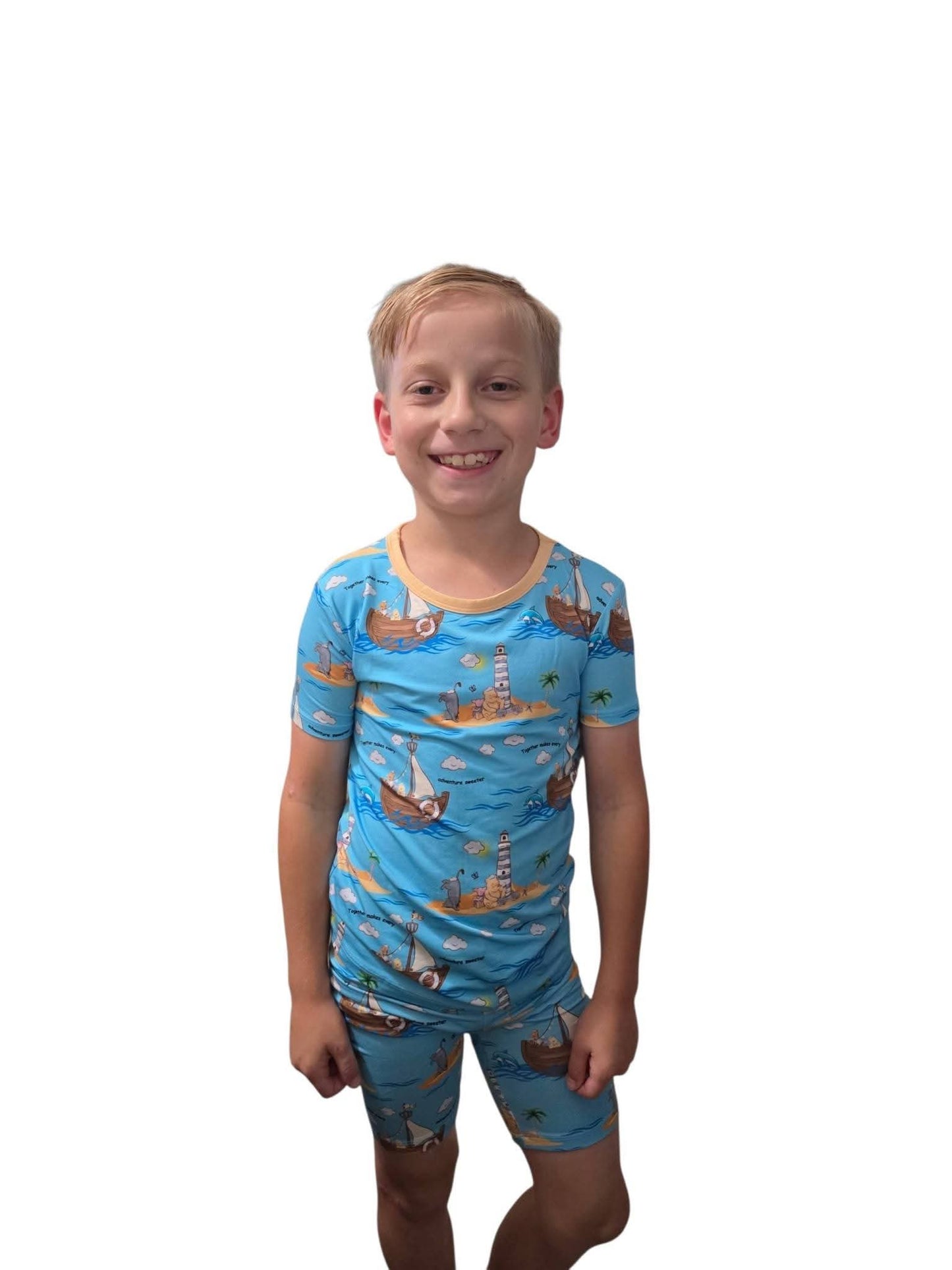 Sailing Together 2 Piece Pajama Set