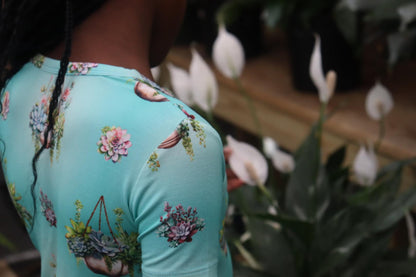 Succulent Cascade 2 Piece Pajama Set