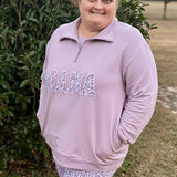 Prowl in Pink Quarter Zip Pullover