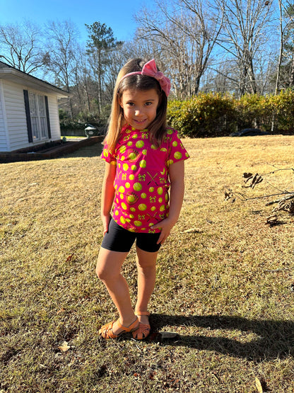 Bows At Bat Pocket T-Shirt