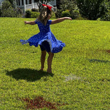 Oh My Stars Twirl Dress with Pockets & Shorts Set