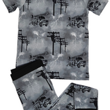 High Voltage 2 Piece Pajama Set
