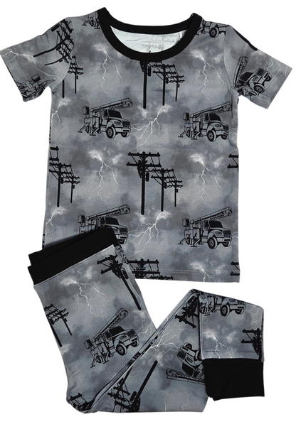 High Voltage 2 Piece Pajama Set