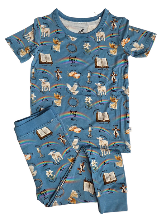 God Says I Am 2 Piece Pajama Set