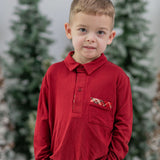 Crimson Tartan Polo Shirt