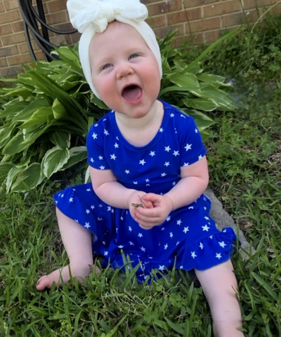 Oh My Stars Short Sleeve Twirl Dress with Bodysuit