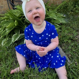Oh My Stars Short Sleeve Twirl Dress with Bodysuit