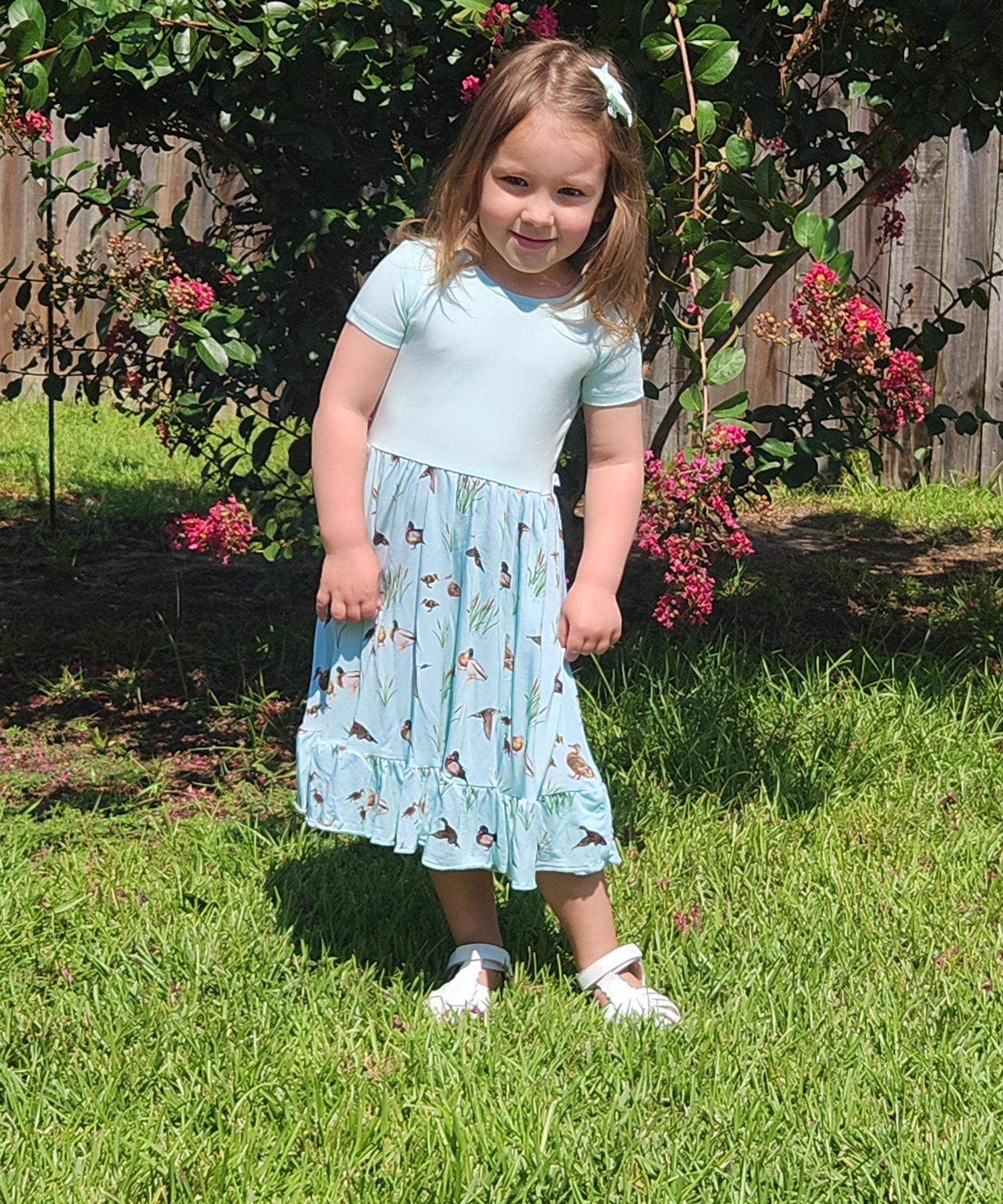 We Flock Together Twirl Dress with Pockets & Shorts Set