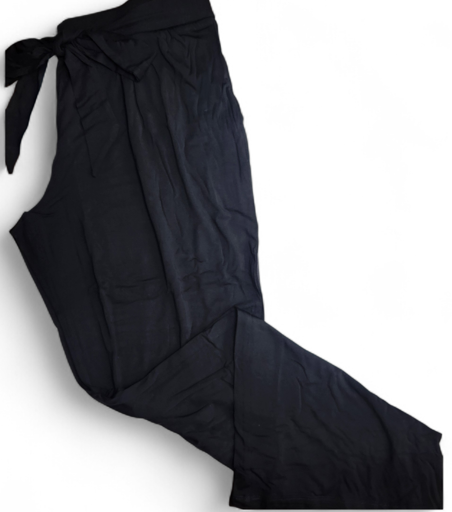Luxe Noir Women's Wide Leg Palazzo Pant