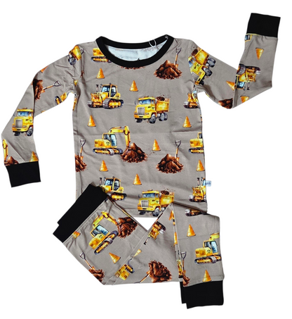 DDB Construction Long Sleeve and Pants Pajama Set
