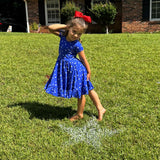 Oh My Stars Twirl Dress with Pockets & Shorts Set