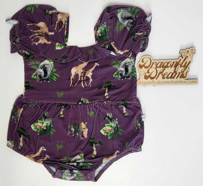 Safari Night Bubble Romper