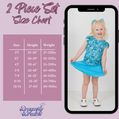 Wildflower Dreams Ruffle Shirt and Skort