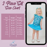 Checkered In Bloom 2 piece Peplum and Pant Set