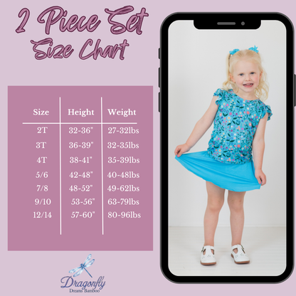 Blushing Harvest 2 piece Peplum and Legging Set
