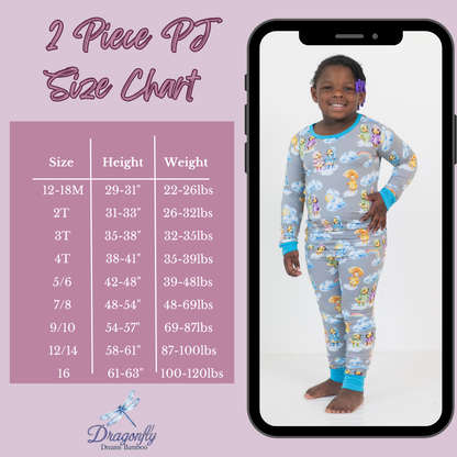 Lemon Pop 2 Piece Pajama Set
