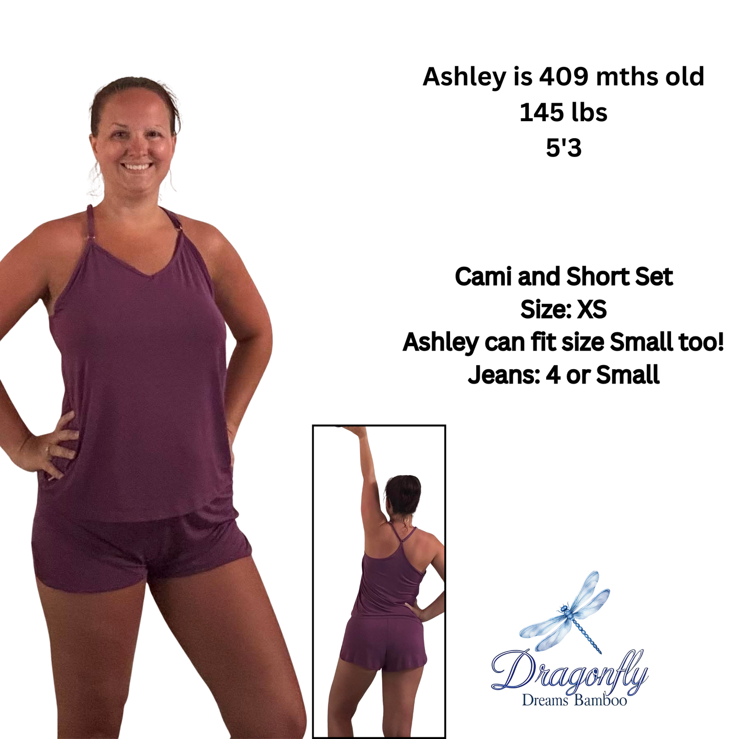 Plum Cami and Short Set