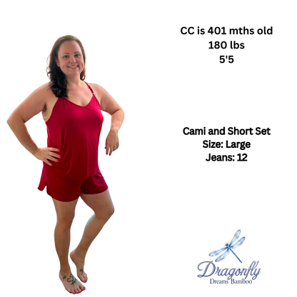 Plum Cami and Short Set