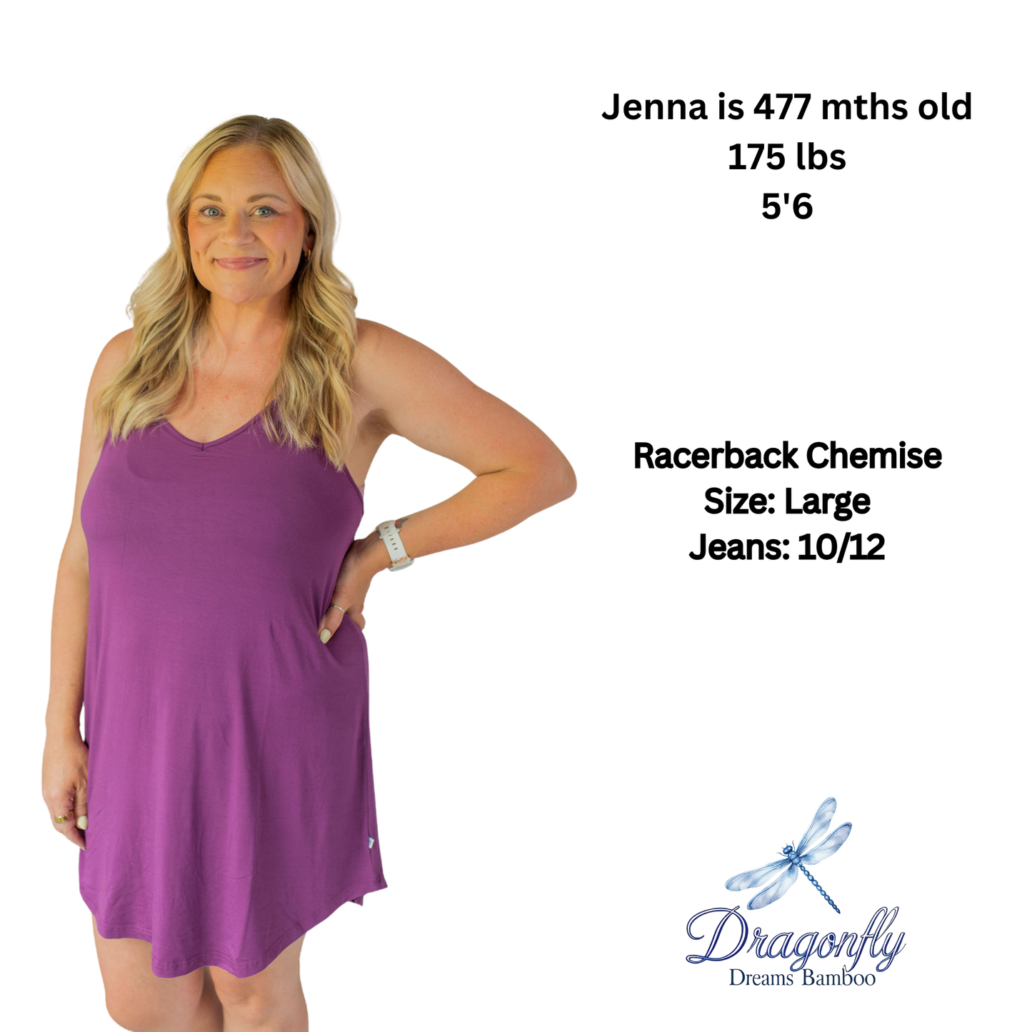 Obsidian Blue Racerback Chemise