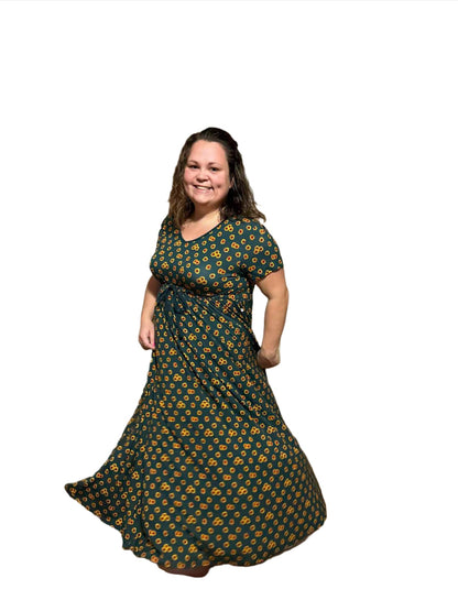 Sunflower Field Women's Maxi Dress